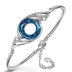 Kate Lynn "Rise From the Ashes" Phoenix Bracelet Made with Crystals from Austria